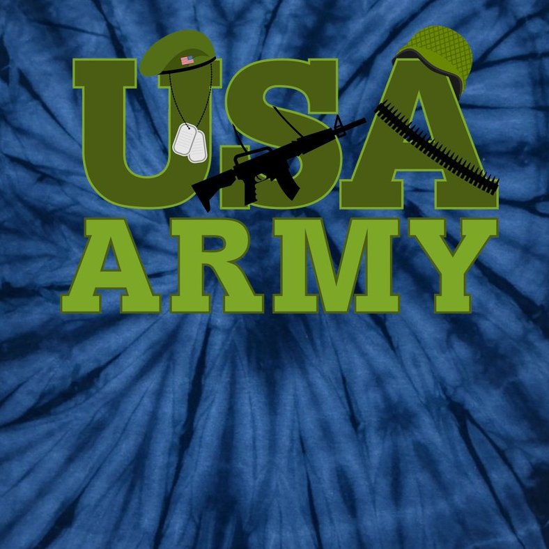 USA Army Camo Logo Tie-Dye T-Shirt | TeeShirtPalace