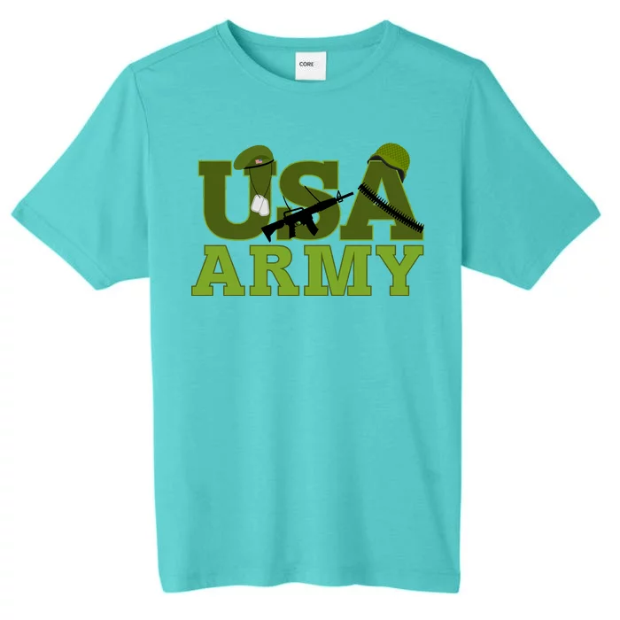 USA Army Camo Logo ChromaSoft Performance T-Shirt