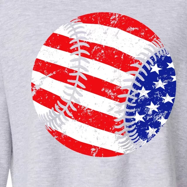 USA Baseball Cropped Pullover Crew