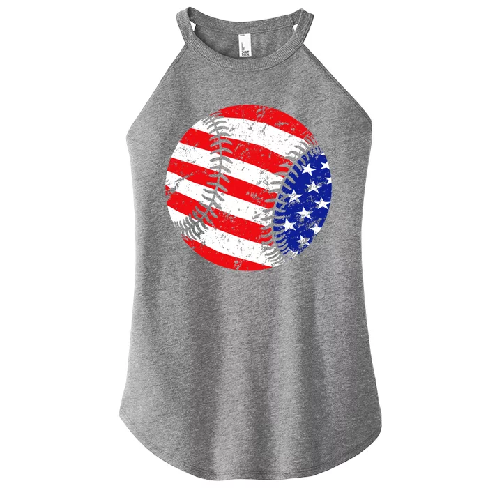 USA Baseball Women’s Perfect Tri Rocker Tank