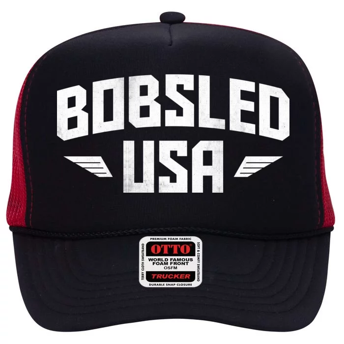 USA Bobsled Team High Crown Mesh Trucker Hat