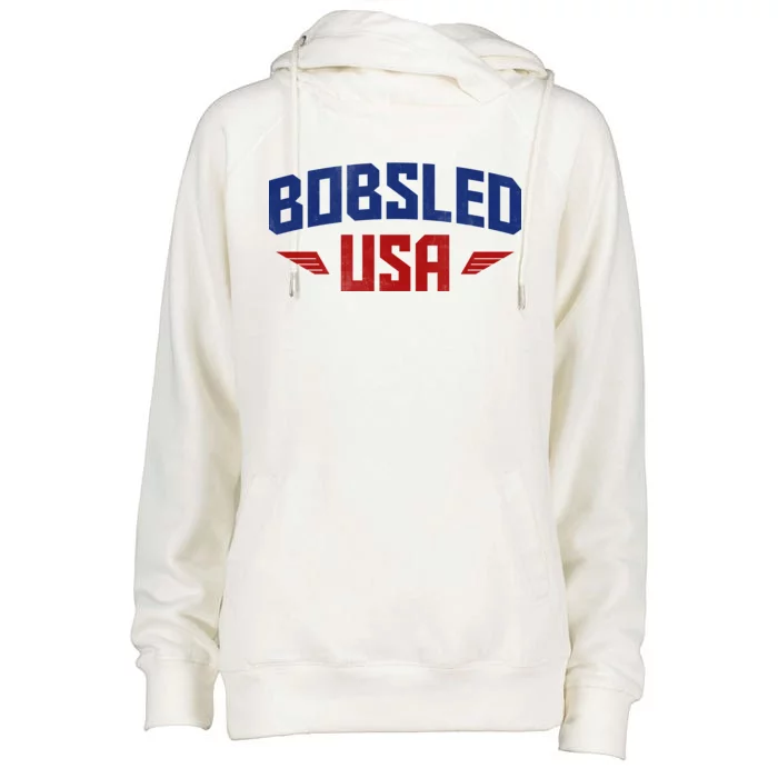 USA Bobsled Team Womens Funnel Neck Pullover Hood