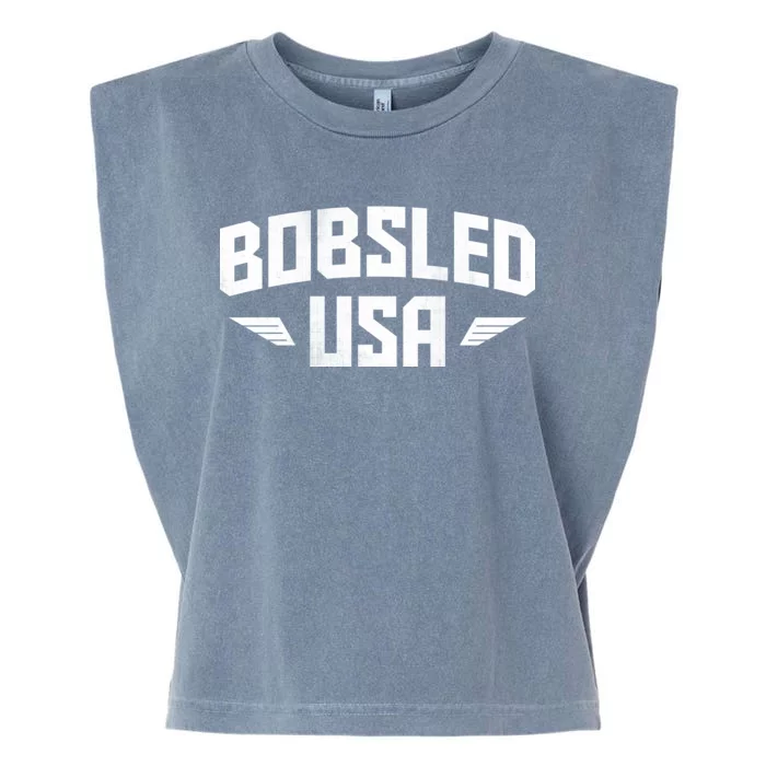 USA Bobsled Team Garment-Dyed Women's Muscle Tee