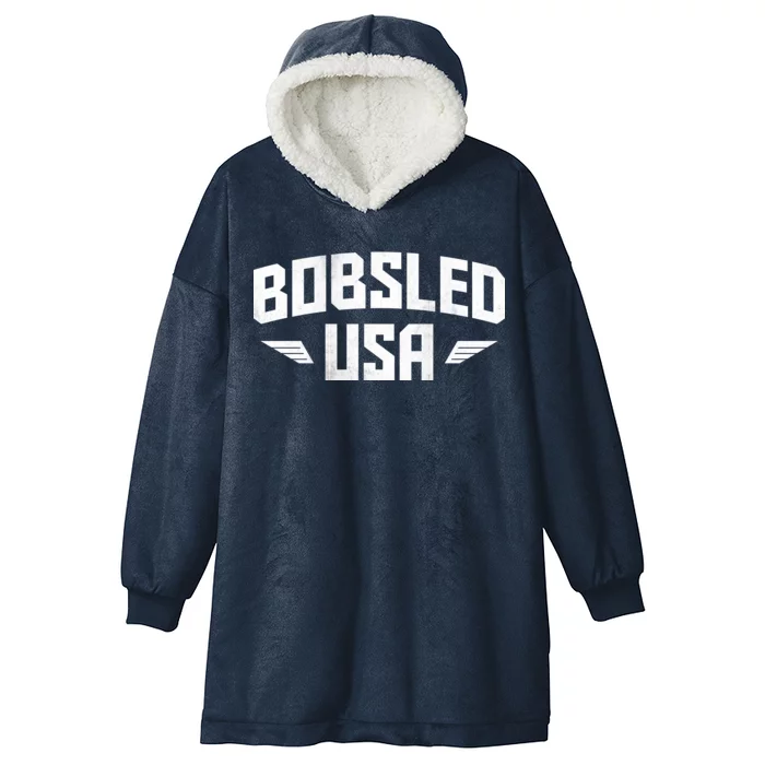 USA Bobsled Team Hooded Wearable Blanket