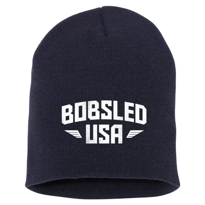 USA Bobsled Team Short Acrylic Beanie