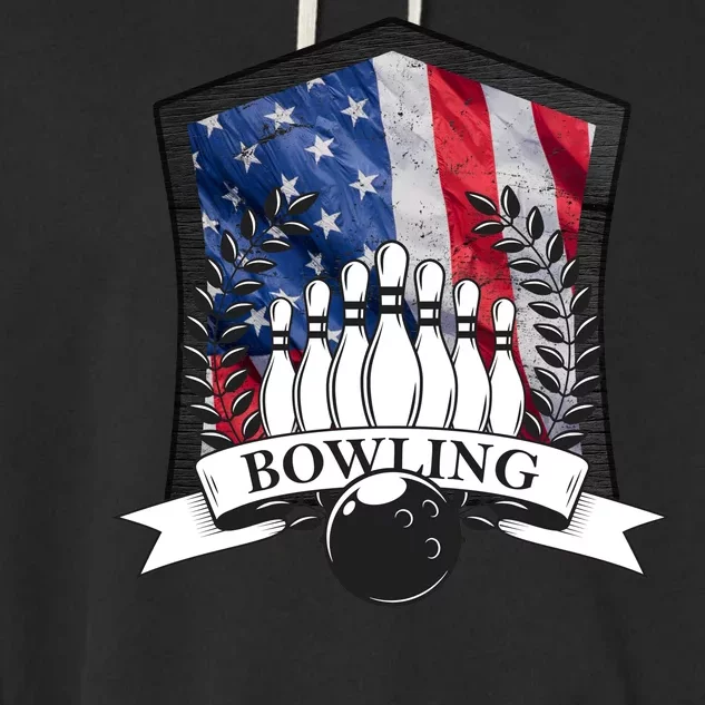 USA Bowling Team Garment-Dyed Fleece Hoodie