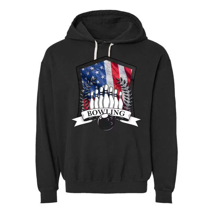 USA Bowling Team Garment-Dyed Fleece Hoodie