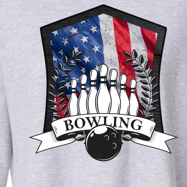 USA Bowling Team Cropped Pullover Crew