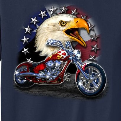 USA Chopper Bald Eagle Muscle Sweatshirt