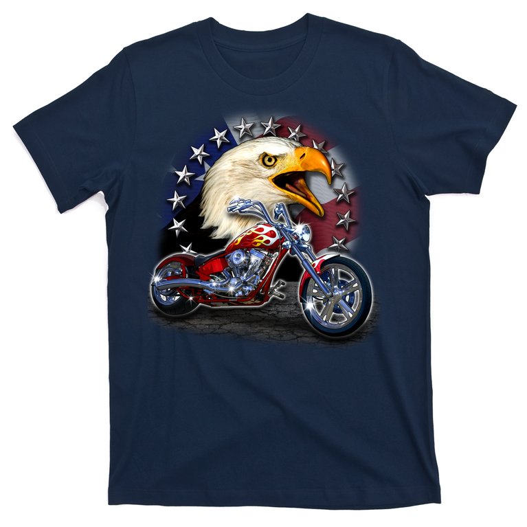 USA Chopper Bald Eagle Muscle T-Shirt