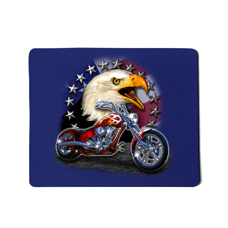 USA Chopper Bald Eagle Muscle Mousepad