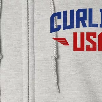 USA Curling Team Full Zip Hoodie