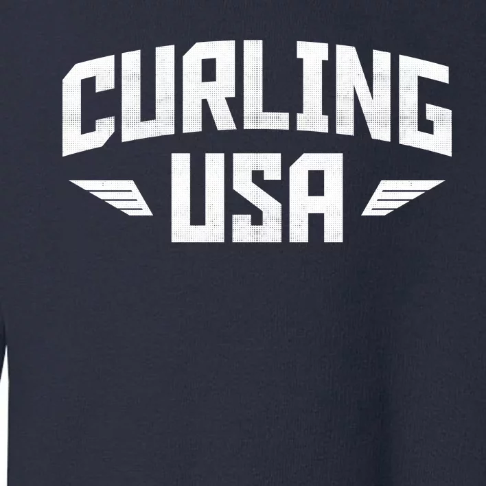 USA Curling Team Toddler Sweatshirt