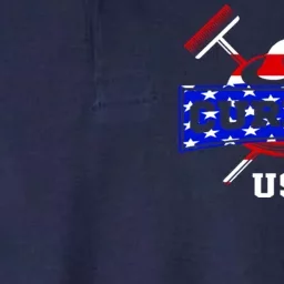 USA Curling Team Champs Winter Sports Games Softstyle Adult Sport Polo