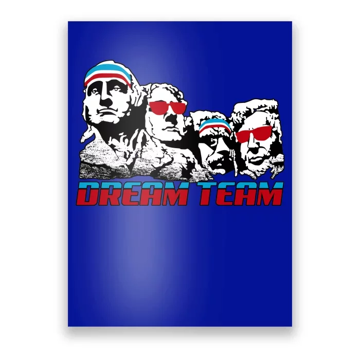 USA Dream Team Patriotic Poster