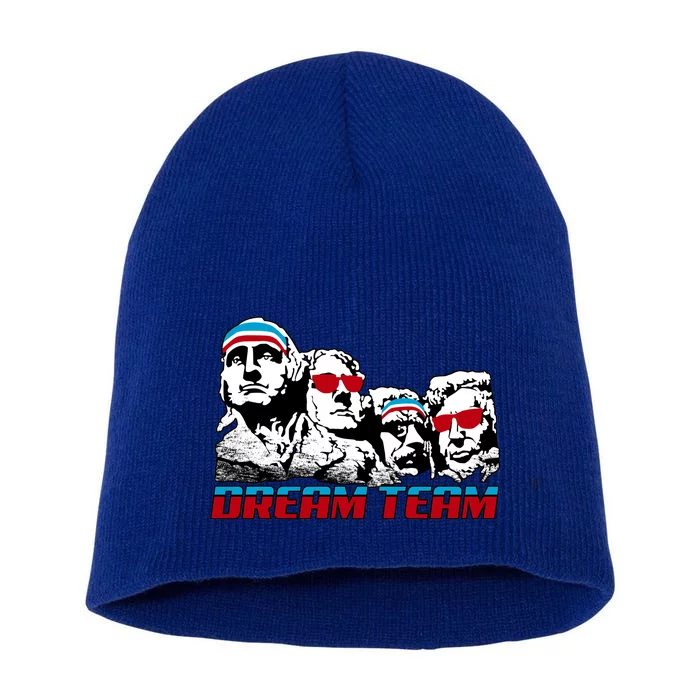 USA Dream Team Patriotic Short Acrylic Beanie