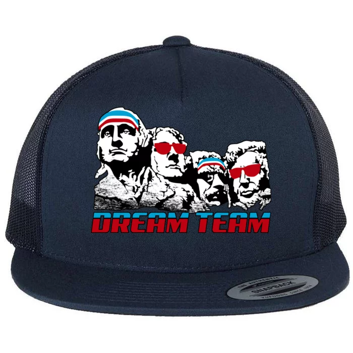 USA Dream Team Patriotic Flat Bill Trucker Hat