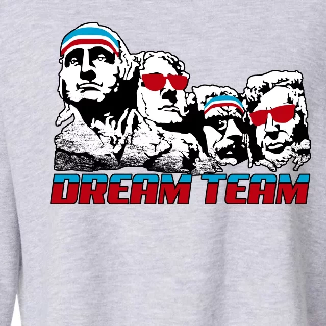 USA Dream Team Patriotic Cropped Pullover Crew