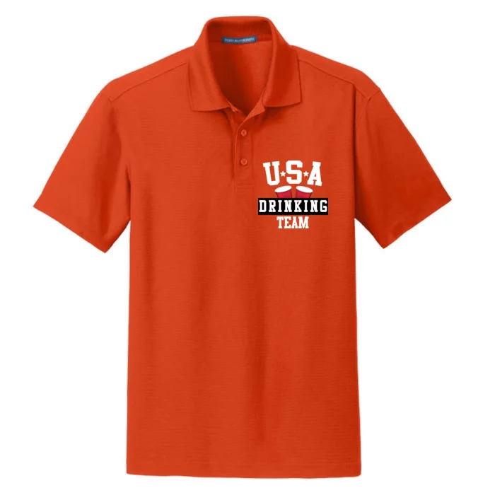 USA Drinking Team Dry Zone Grid Performance Polo