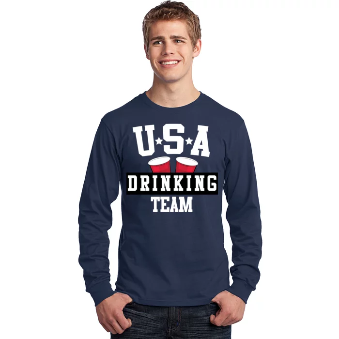 USA Drinking Team Long Sleeve Shirt