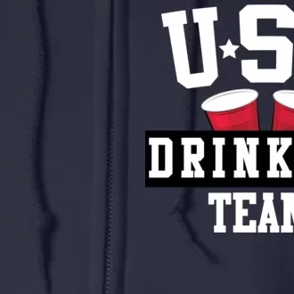 USA Drinking Team Full Zip Hoodie