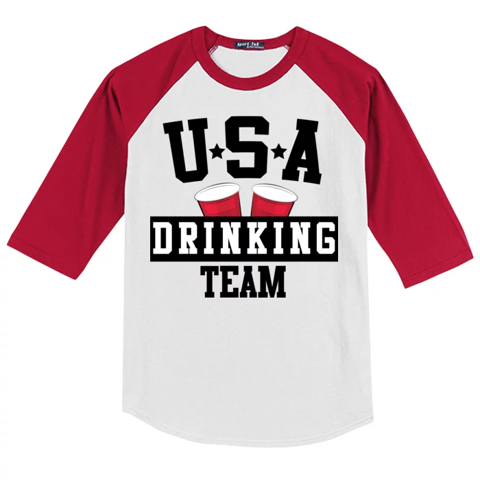 USA Drinking Team Kids Colorblock Raglan Jersey