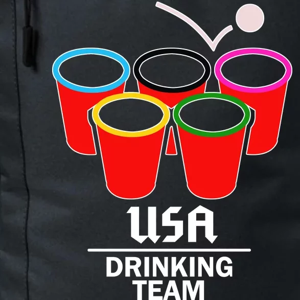 USA Drinking Team Beer Pong Daily Commute Backpack