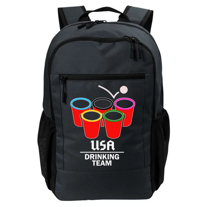 USA Drinking Team Beer Pong Daily Commute Backpack