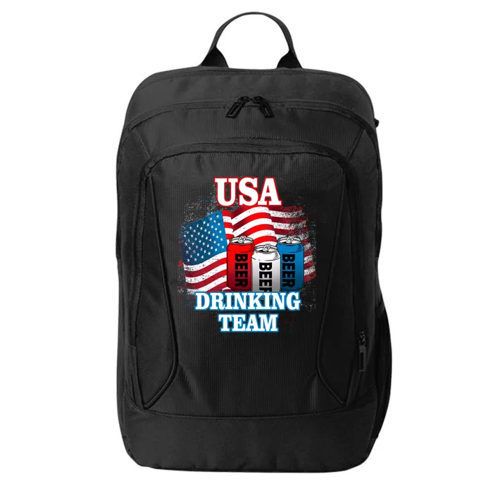 USA Drinking Team Flag City Backpack