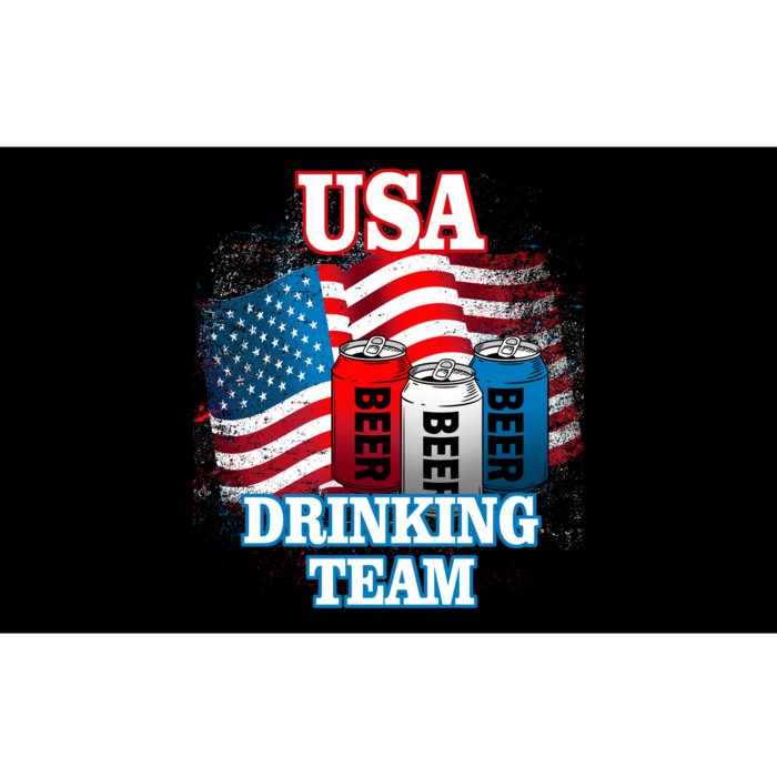 USA Drinking Team Flag Bumper Sticker