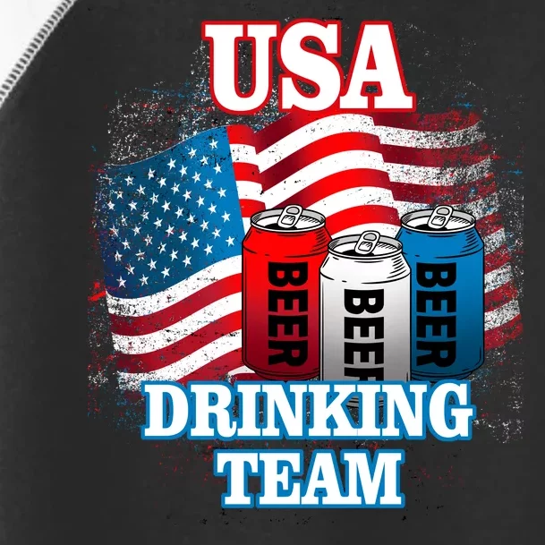 USA Drinking Team Flag Toddler Fine Jersey T-Shirt