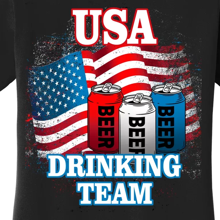 USA Drinking Team Flag Women's T-Shirt