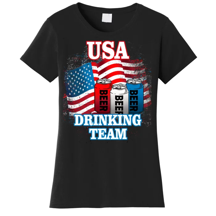 USA Drinking Team Flag Women's T-Shirt