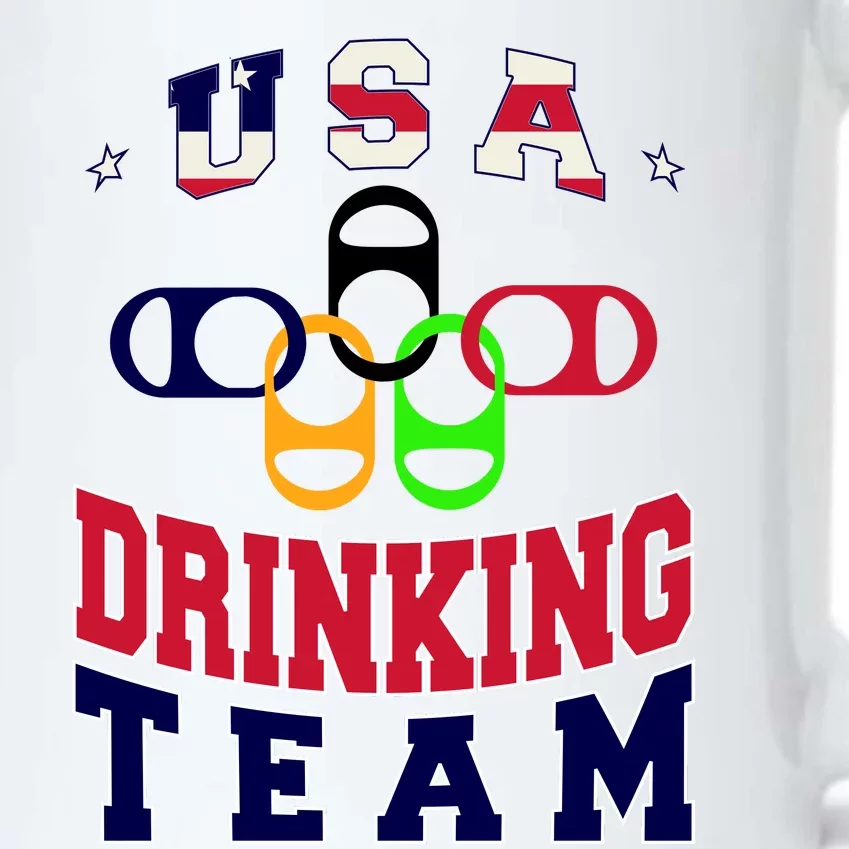 USA Drinking Team Sport Black Color Changing Mug