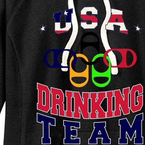 USA Drinking Team Sport Women's Fleece Hoodie