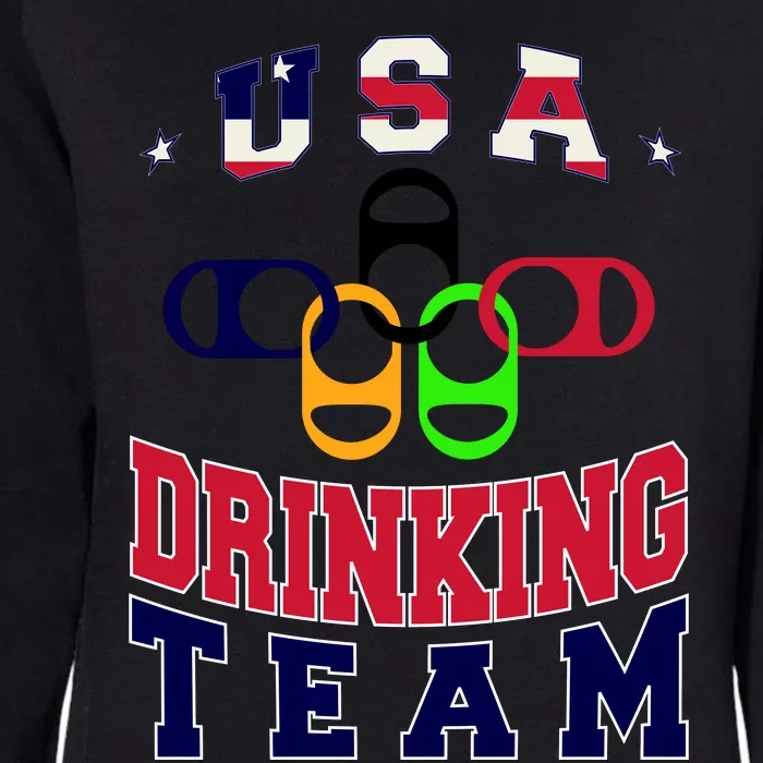 USA Drinking Team Sport Womens California Wash Sweatshirt