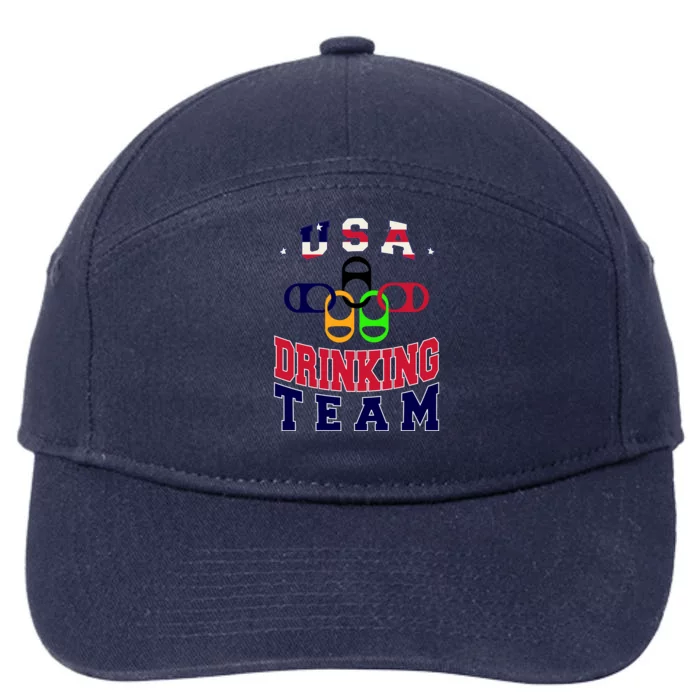 USA Drinking Team Sport 7-Panel Snapback Hat