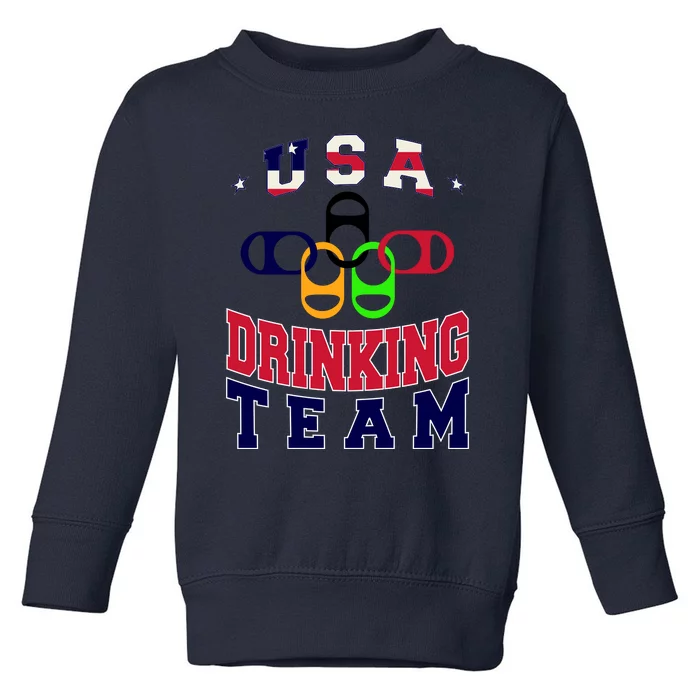 USA Drinking Team Sport Toddler Sweatshirt