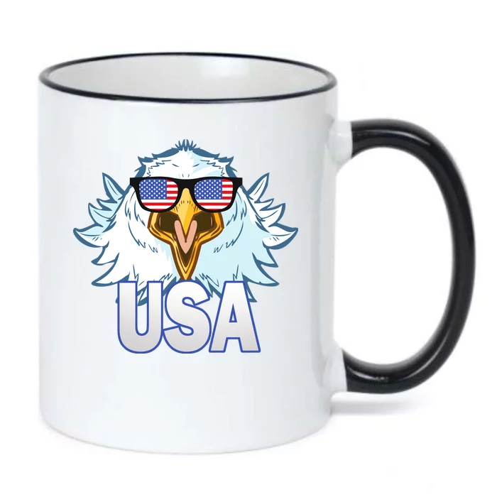 USA Eagle Black Color Changing Mug