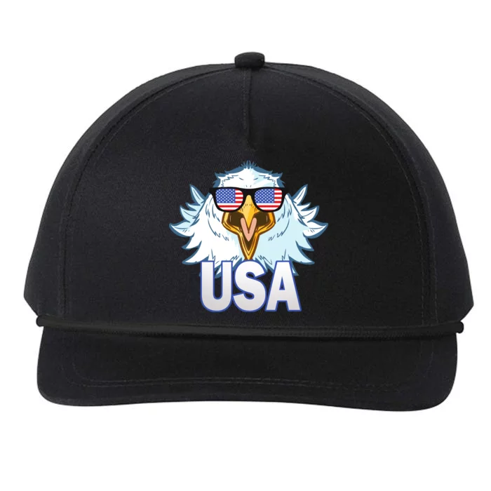 USA Eagle Snapback Five-Panel Rope Hat