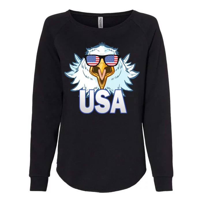 USA Eagle Womens California Wash Sweatshirt