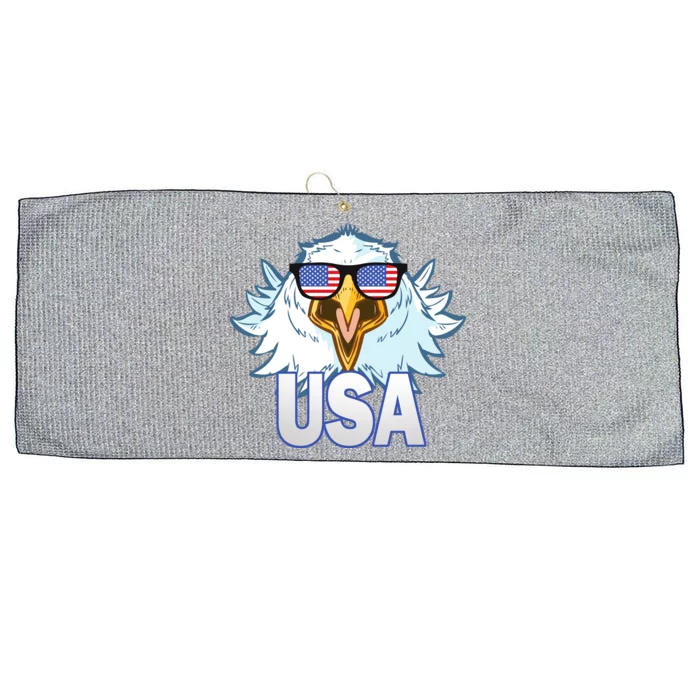 USA Eagle Large Microfiber Waffle Golf Towel