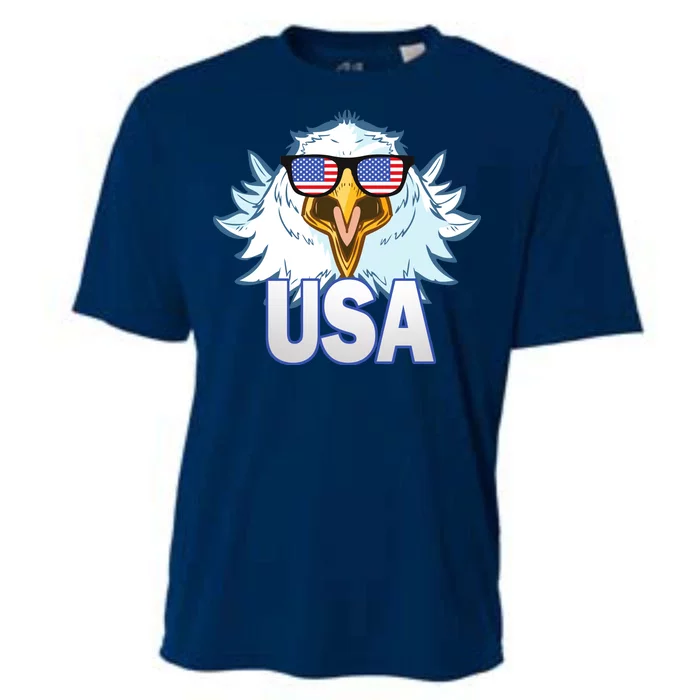 USA Eagle & Shield Cooling Performance Crew T-Shirt