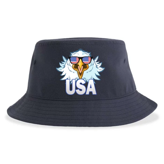 USA Eagle & Shield Sustainable Bucket Hat