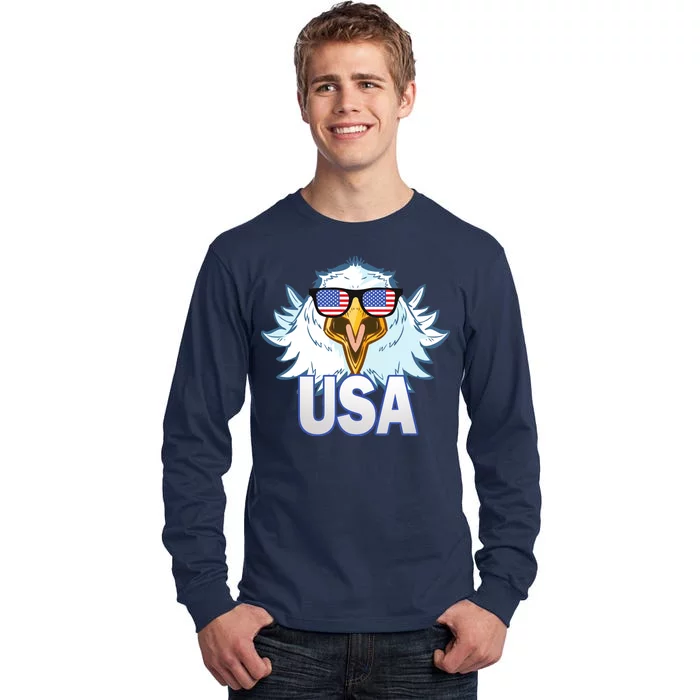 USA Eagle & Shield Tall Long Sleeve T-Shirt