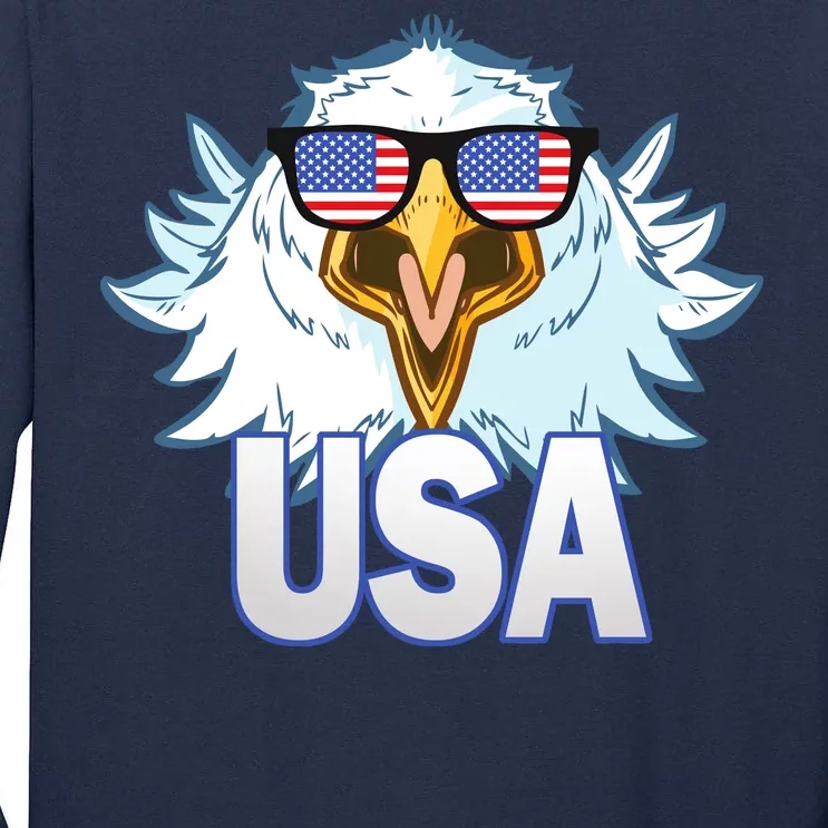 USA Eagle & Shield Tall Long Sleeve T-Shirt