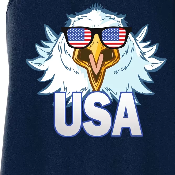 USA Eagle & Shield Women's Racerback Tank