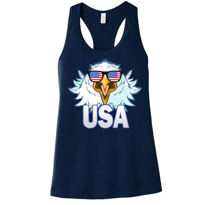 USA Eagle & Shield Women's Racerback Tank