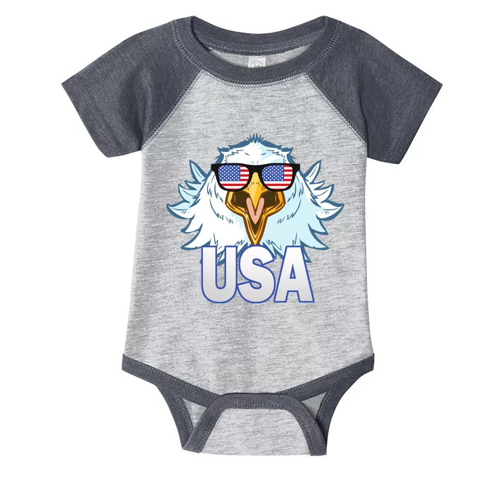 USA Eagle & Shield Infant Baby Jersey Bodysuit