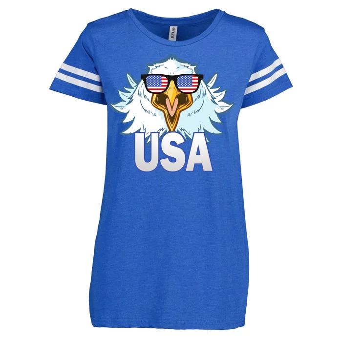 USA Eagle & Shield Enza Ladies Jersey Football T-Shirt